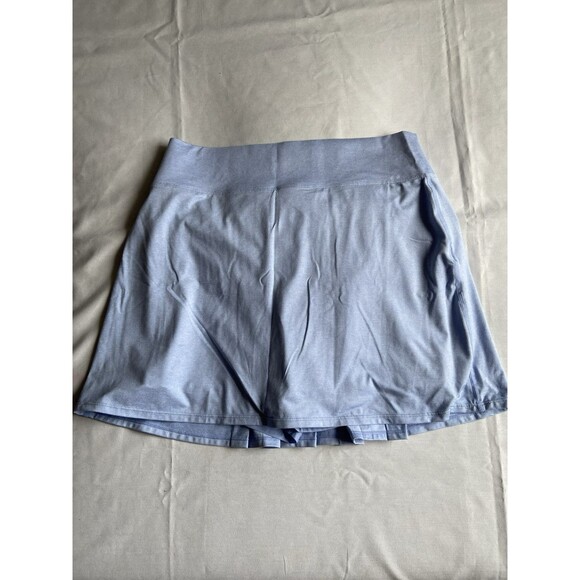 Tennis Skort Blue Pleated Back UPF-30 Sz XL Quick Dry Izod Stretch Hidden Pocket - Picture 1 of 8